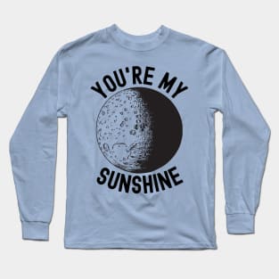 Slightly Wrong Sunshine Moon Long Sleeve T-Shirt